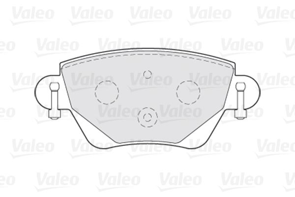 

Комплект тормозных колодок Valeo 301434