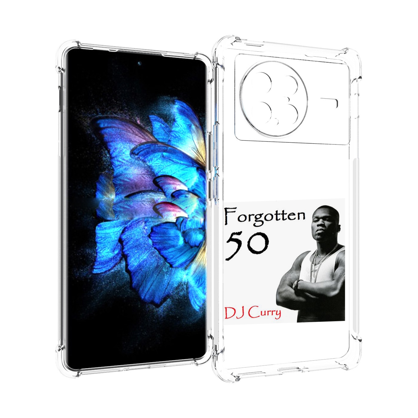 

Чехол MyPads 50 Cent - Forgotten 50 для Vivo X Note 5G, Прозрачный, Tocco