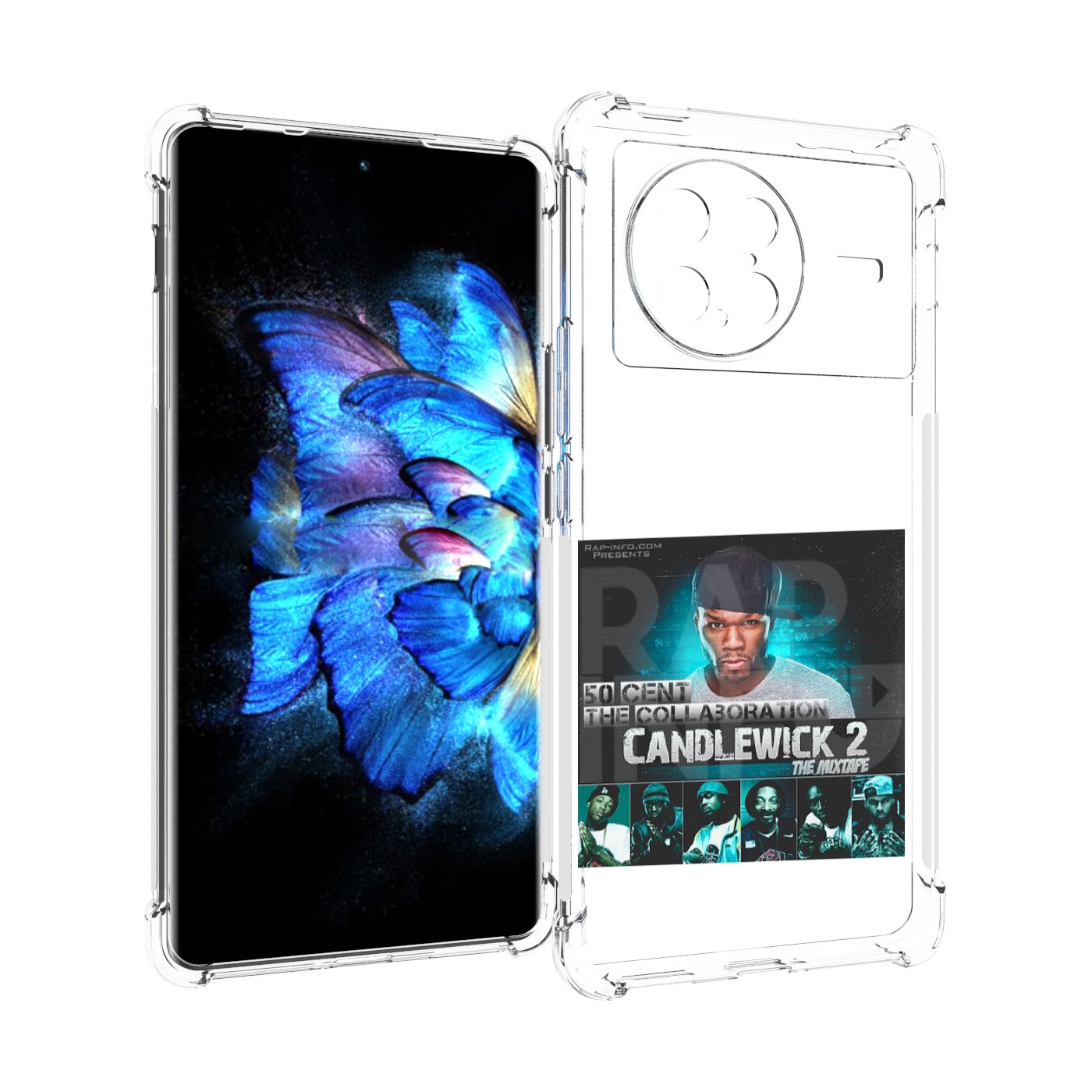 

Чехол MyPads 50 Cent - CandleWick 2 для Vivo X Note 5G, Прозрачный, Tocco