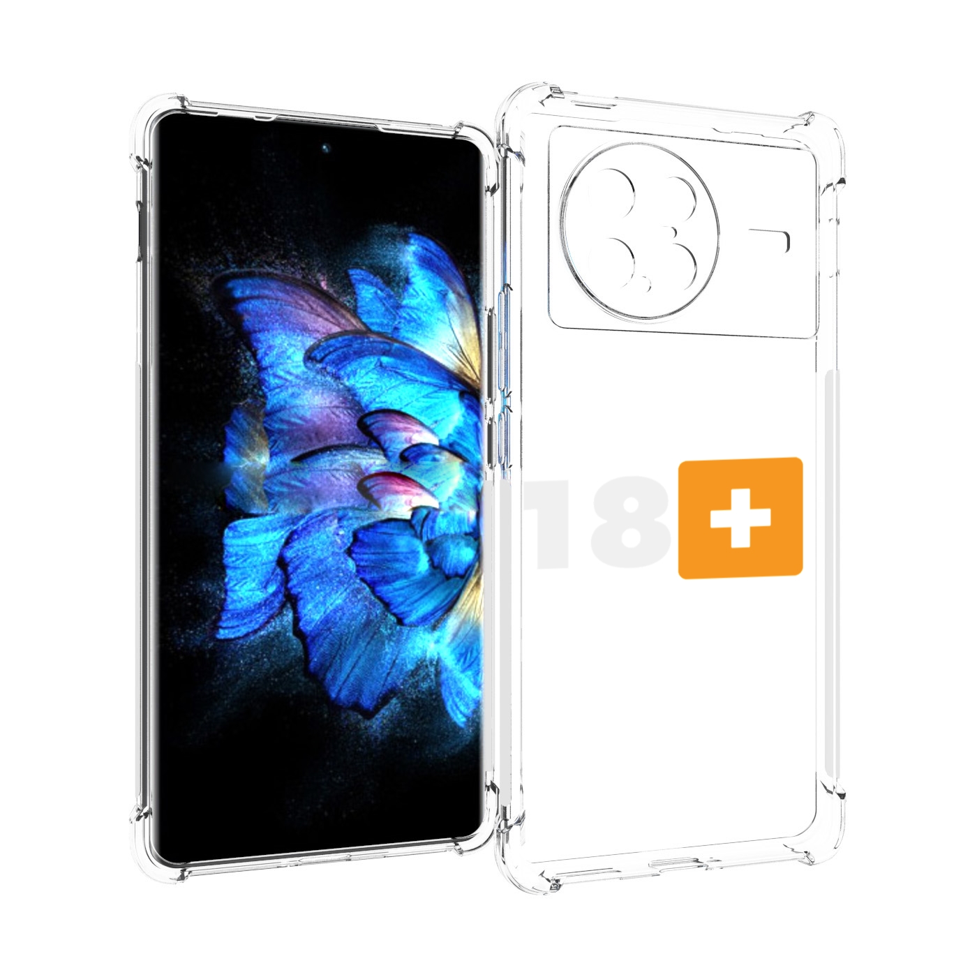 

Чехол MyPads 18+ для Vivo X Note 5G, Прозрачный, Tocco