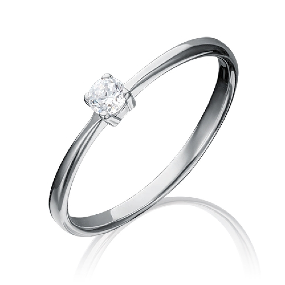 

Кольцо помолвочное из белого золота р. 16,5 PLATINA jewelry 01-3077-00-401-1120-03, фианит, 01-3077-00-401-1120-03