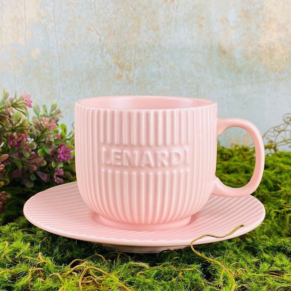 

Чайный набор 12пр. 290 мл Фарфор Lenardi (198545), Розовый, 205-720