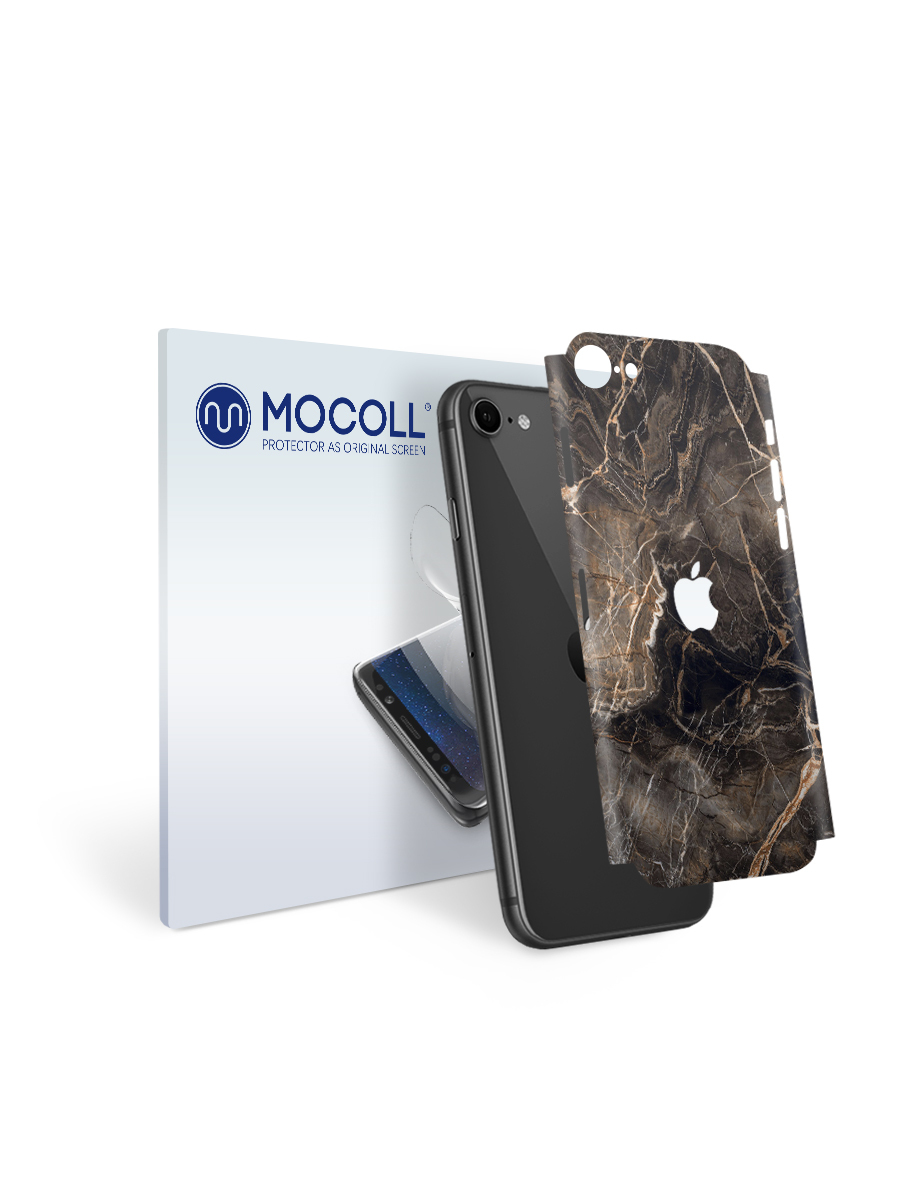 

Пленка защитная MOCOLL для задней панели Apple iPhone 7 Камень Черный