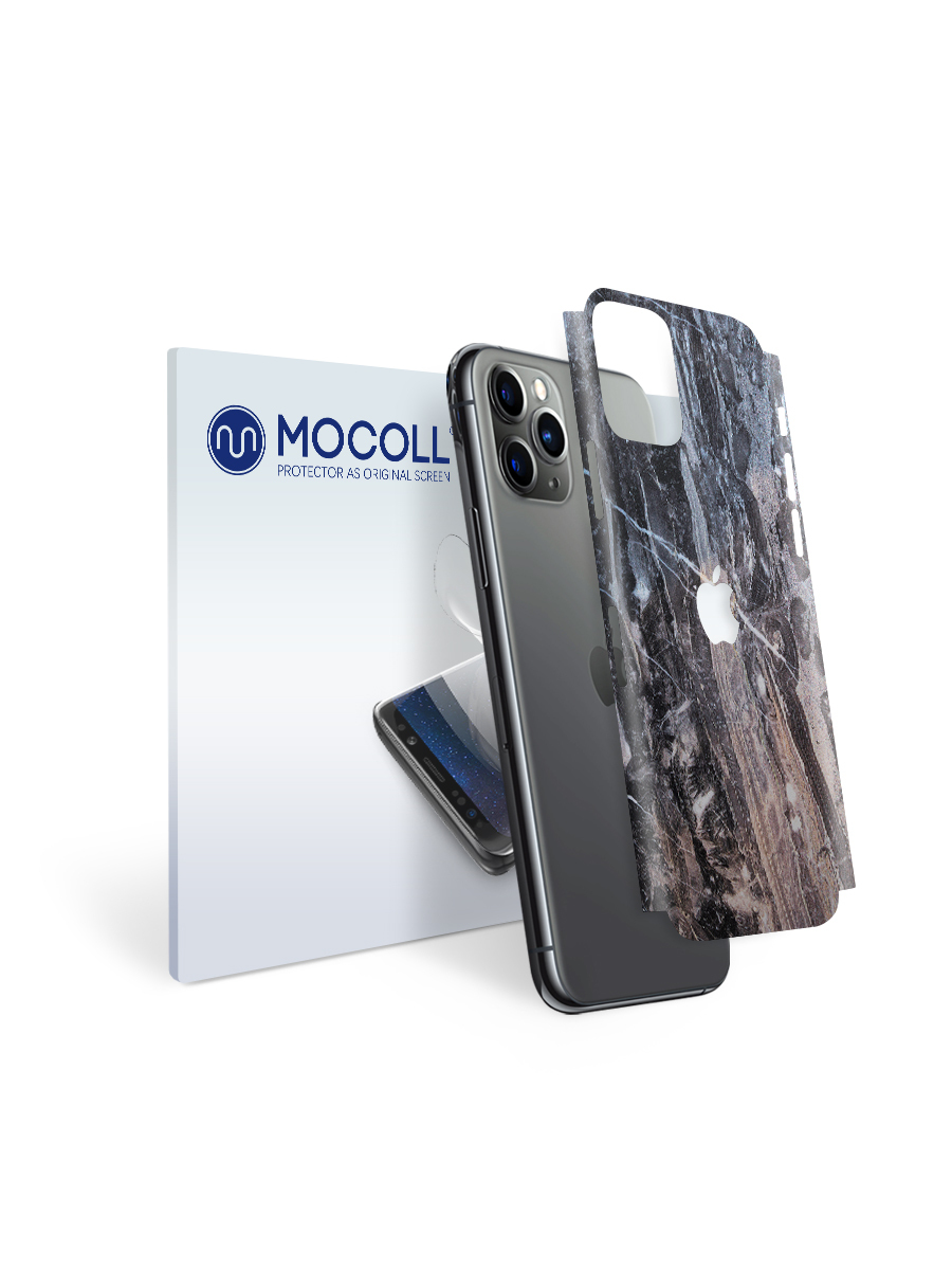

Пленка защитная MOCOLL для задней панели Apple iPhone 11 Камень Серый