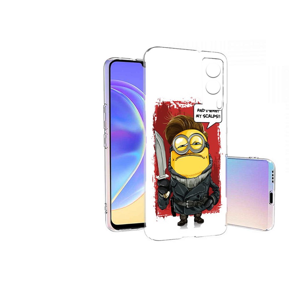 

Чехол MyPads Tocco для Vivo V21E миньон убийца (PT161736.380.477), Прозрачный, Tocco