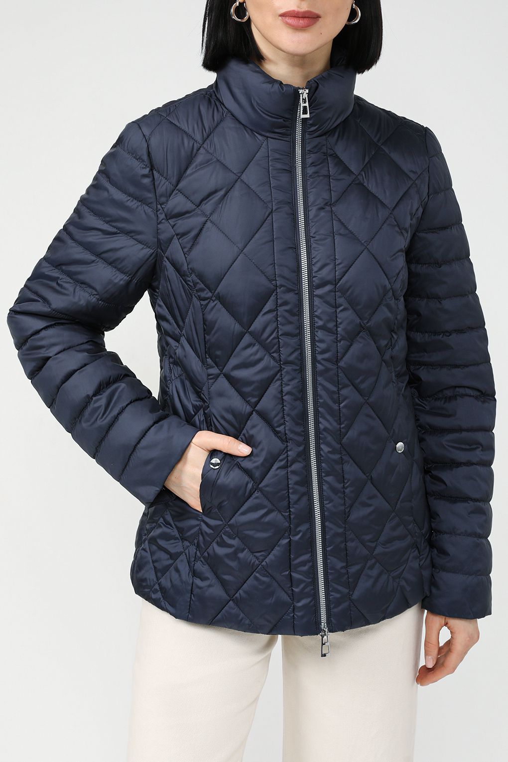 

Куртка женская Gerry Weber 350241-31140 синяя 48 EU, Синий, 350241-31140