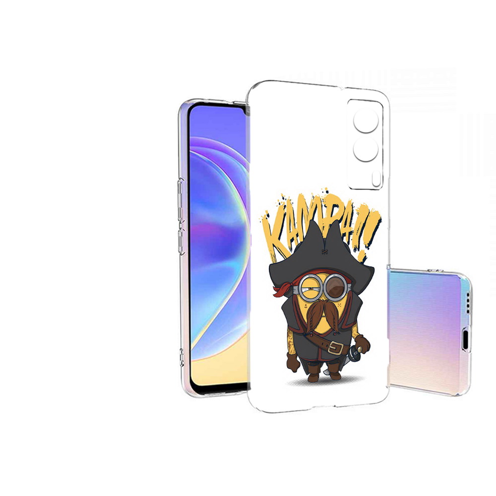 

Чехол MyPads Tocco для Vivo V21E миньон пират (PT161736.380.476), Прозрачный, Tocco