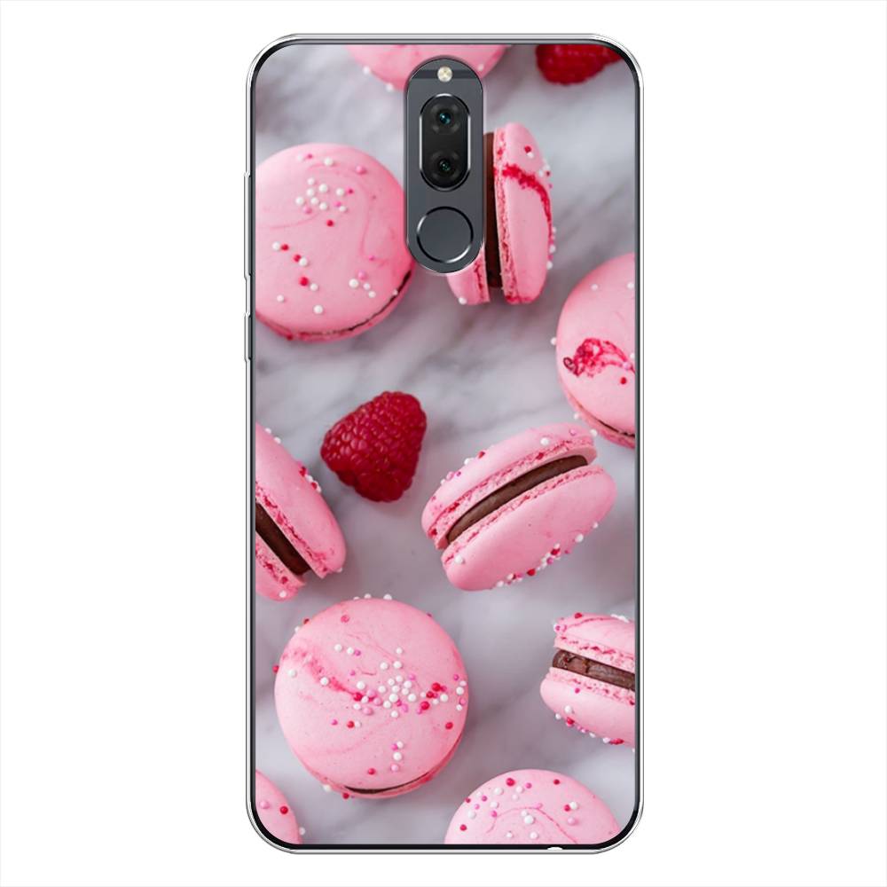 

Чехол Awog на Huawei Nova 2i "Макарони с малиной", Серый;розовый, 64150-10