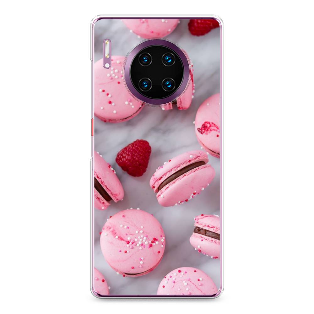 

Чехол Awog на Huawei Mate 30 Pro "Макарони с малиной", Серый;розовый, 610450-10