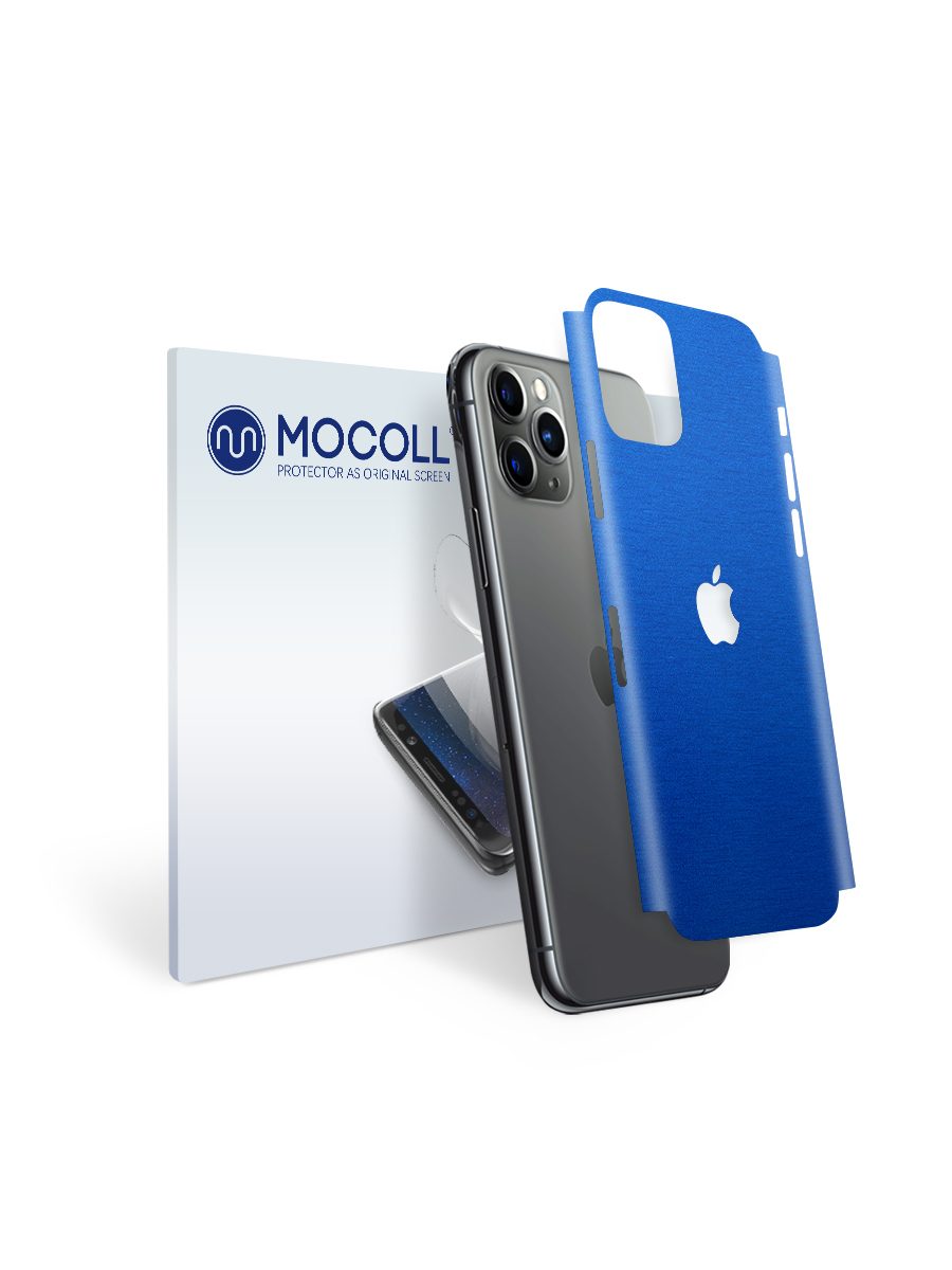 

Пленка защитная MOCOLL для задней панели Apple iPhone XR Металлик Синий