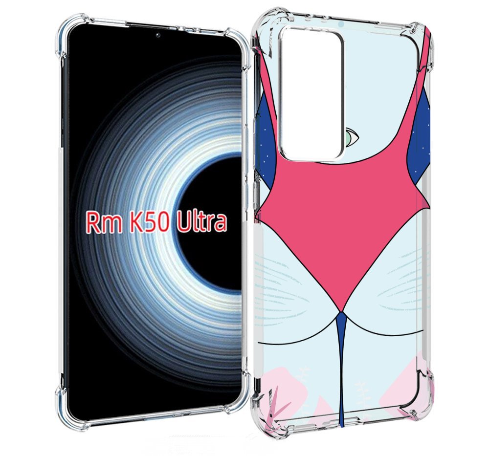 

Чехол MyPads девушка-с-глазом-на-спине для Xiaomi 12T / Redmi K50 Ultra, Прозрачный, Tocco