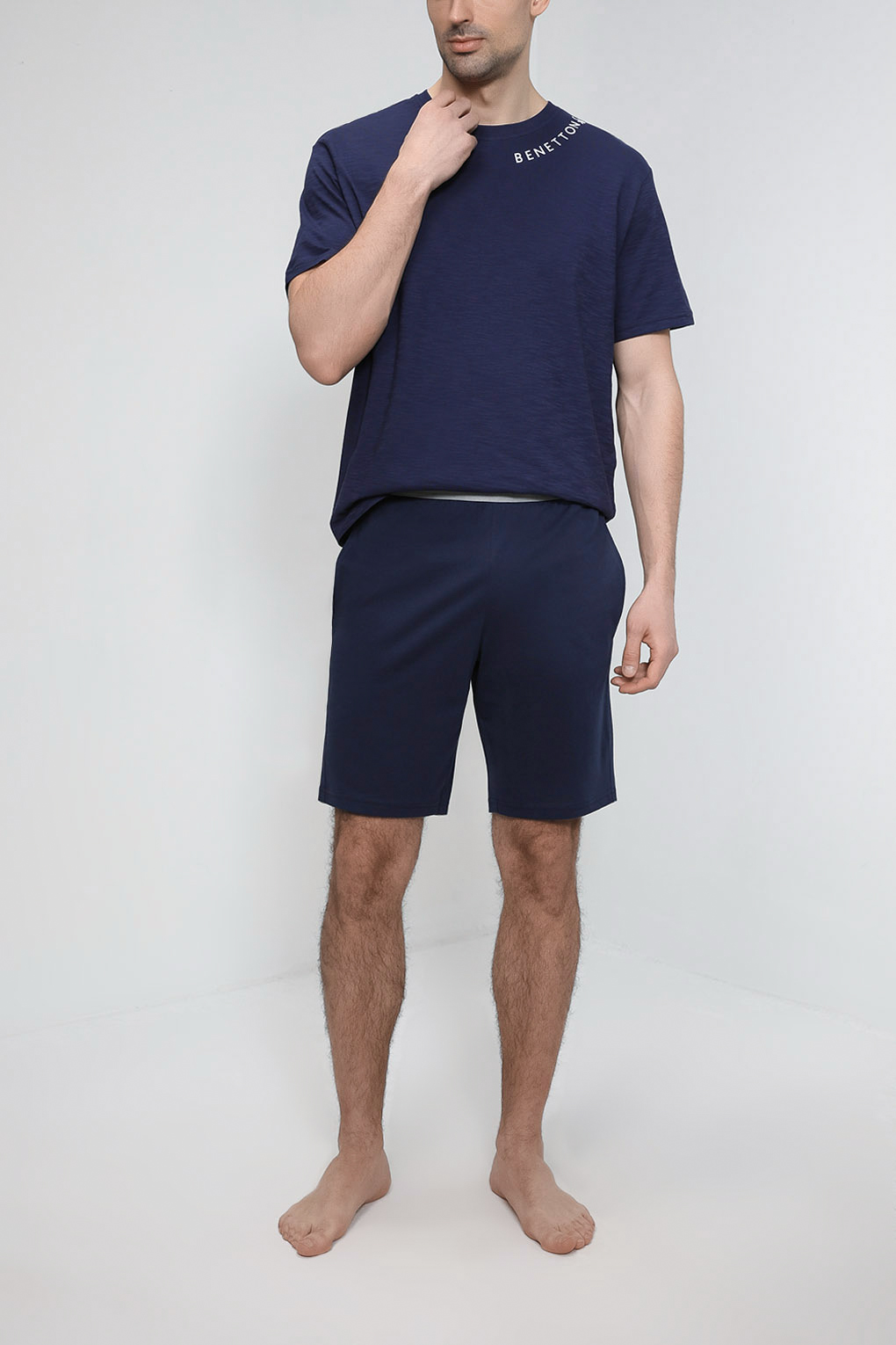 

Шорты домашние мужские Benetton Undercolors 30964900A синие S, Синий, 30964900A