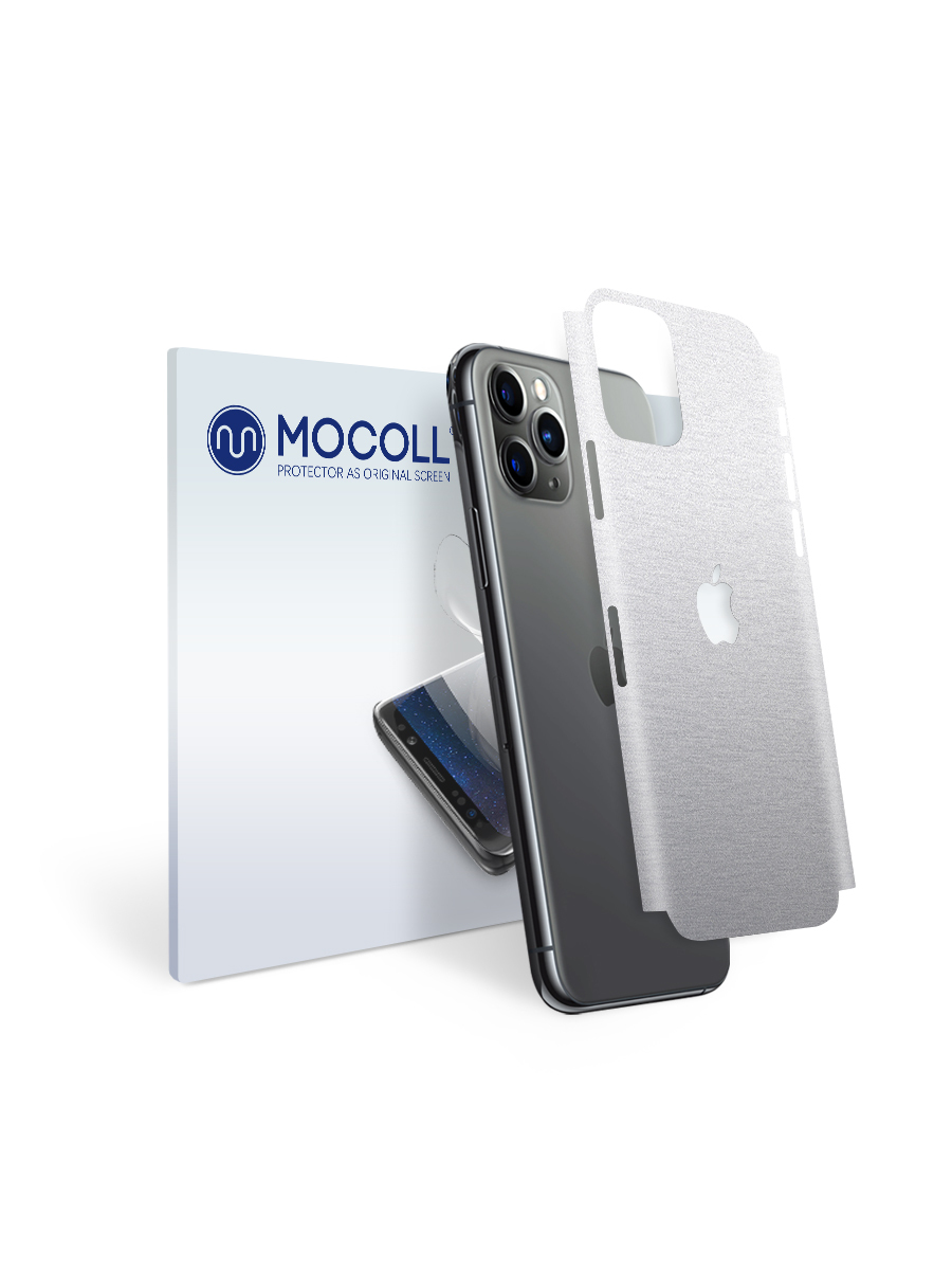 

Пленка защитная MOCOLL для задней панели Apple iPhone XS MAX Металлик Серебристый