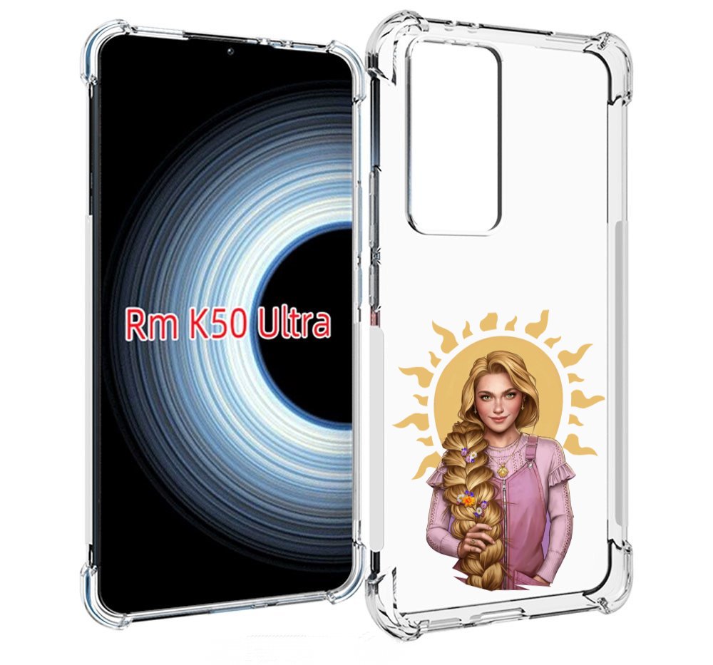 

Чехол MyPads девушка-с-большой-косой для Xiaomi 12T / Redmi K50 Ultra, Прозрачный, Tocco
