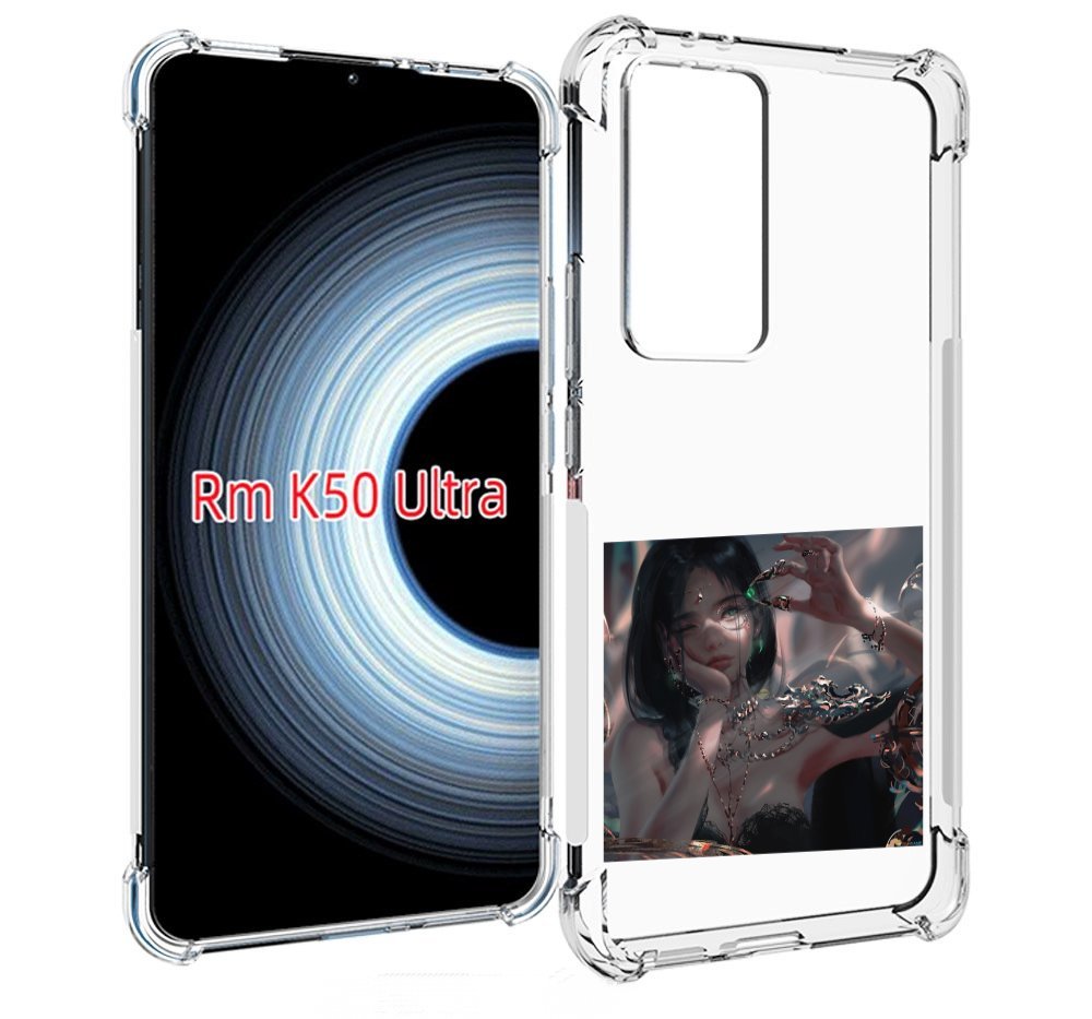 

Чехол MyPads девушка-с-алмазом для Xiaomi 12T / Redmi K50 Ultra, Прозрачный, Tocco