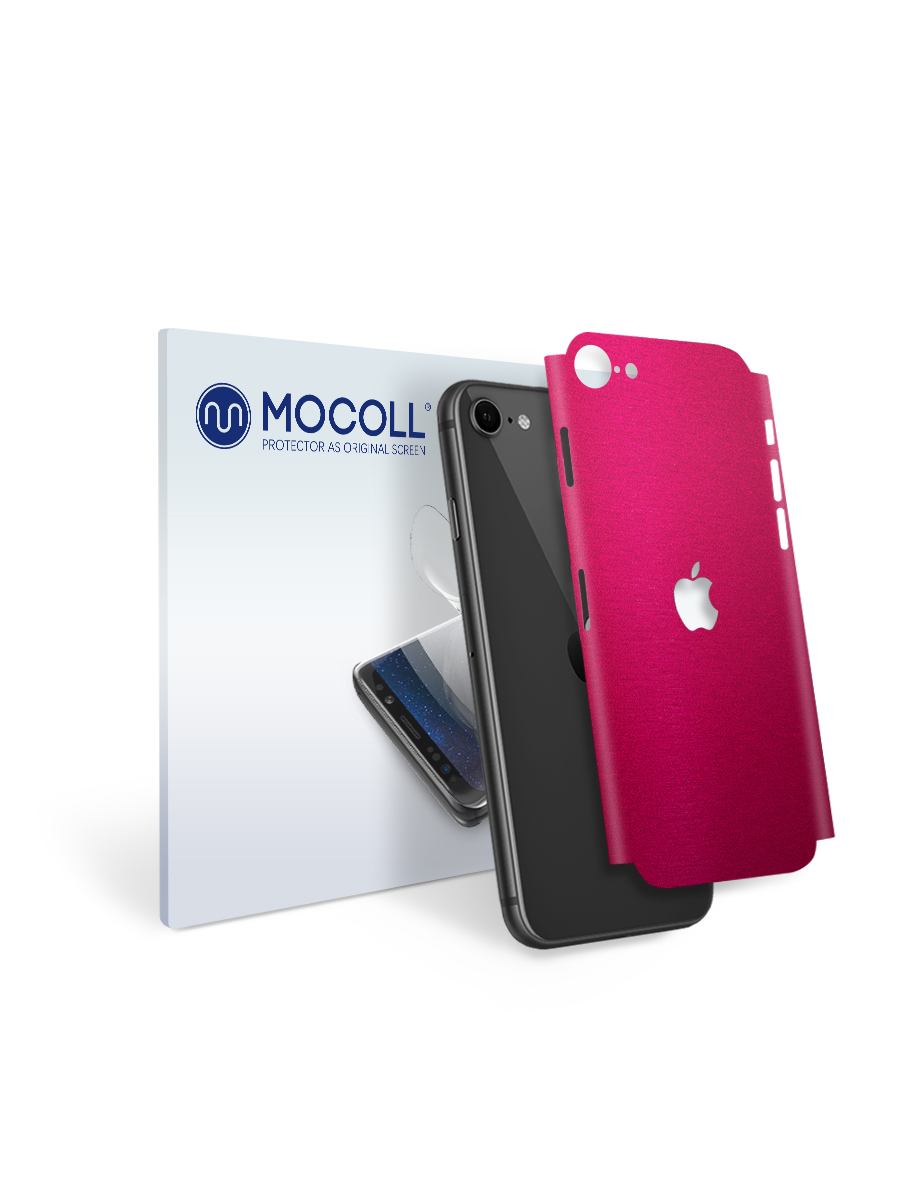 

Пленка защитная MOCOLL для задней панели Apple iPhone 5 / 5S / SE Металлик Розовый