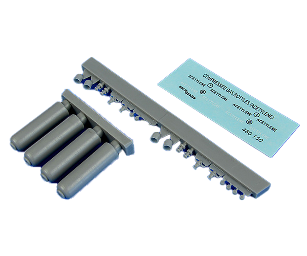 

Набор дополнений Aires 1/48 Compressed gas bottles - acetylene 480 150