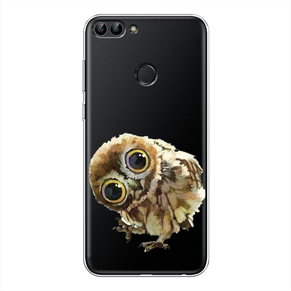

Чехол Awog на Huawei Y9 2018 "Любопытный совенок", Коричневый;белый;прозрачный, 64950-1