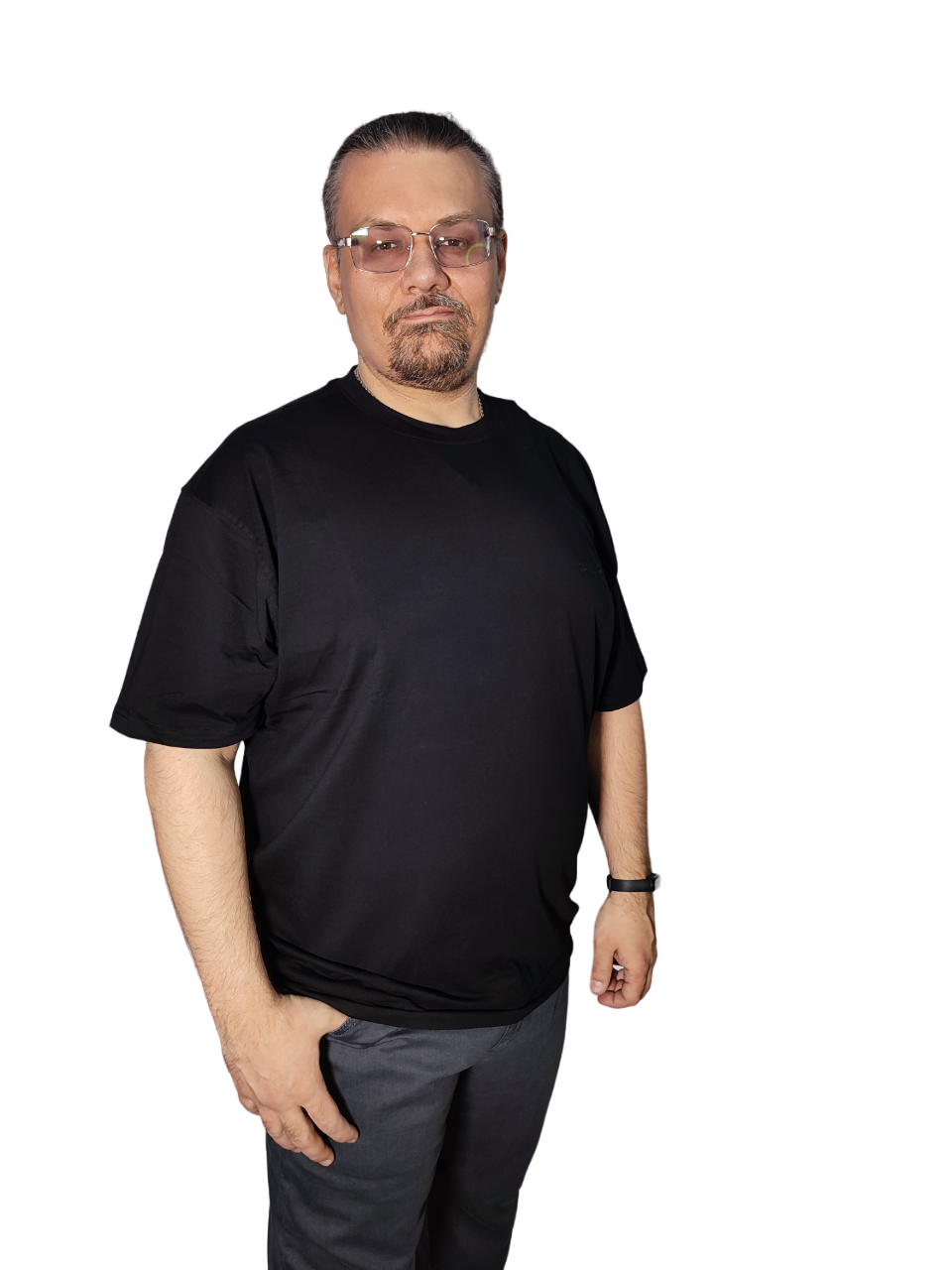 Футболка мужская Polo Pepe 16481812 черная 4XL