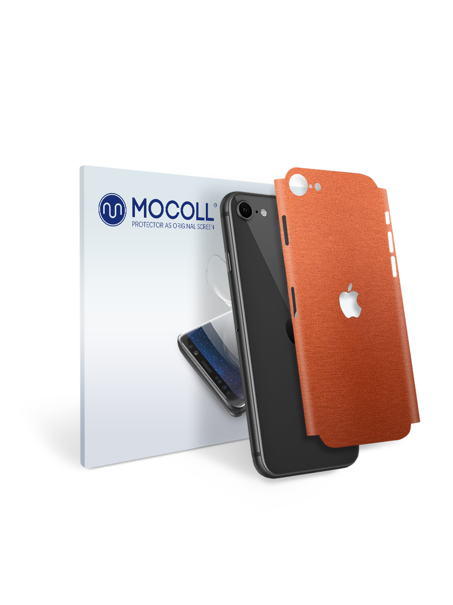 

Пленка защитная MOCOLL для задней панели Apple iPhone 6 / 6S Металлик Оранжевый