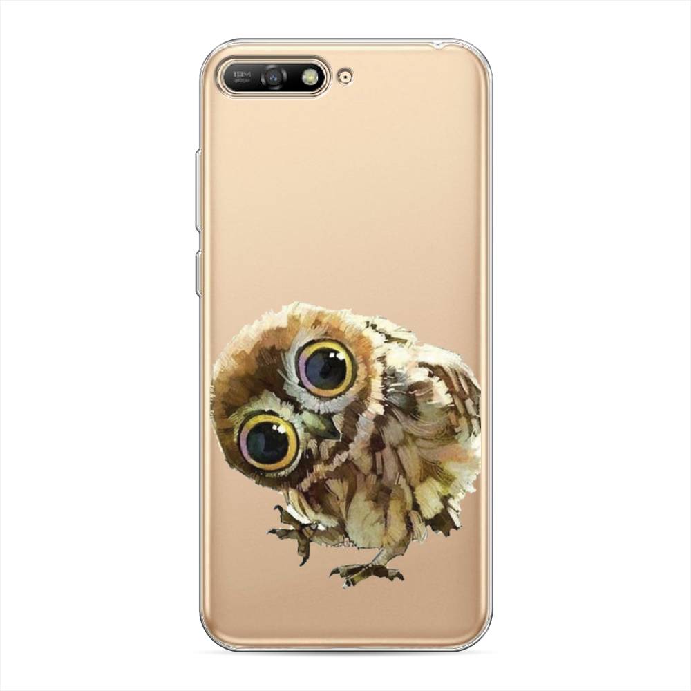 

Чехол Awog на Huawei Y6 2018 "Любопытный совенок", Коричневый;белый;прозрачный, 67850-1