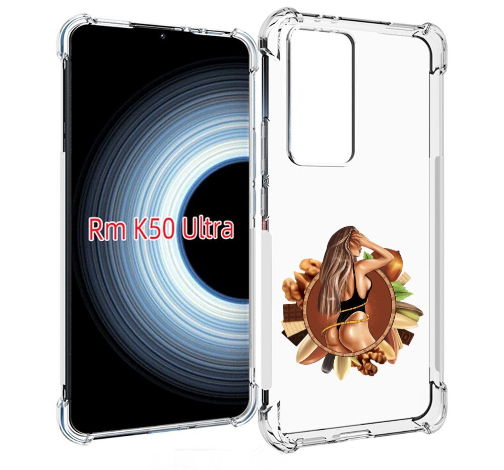 

Чехол MyPads девушка-в-черном-купальнике женский для Xiaomi 12T / Redmi K50 Ultra, Прозрачный, Tocco