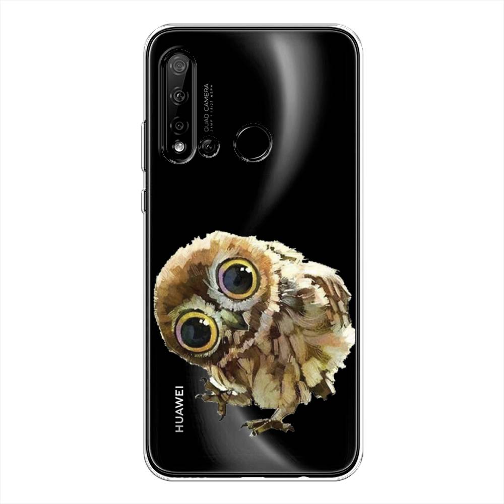 

Чехол Awog на Huawei P20 lite 2019 "Любопытный совенок", Коричневый;белый;прозрачный, 69750-1