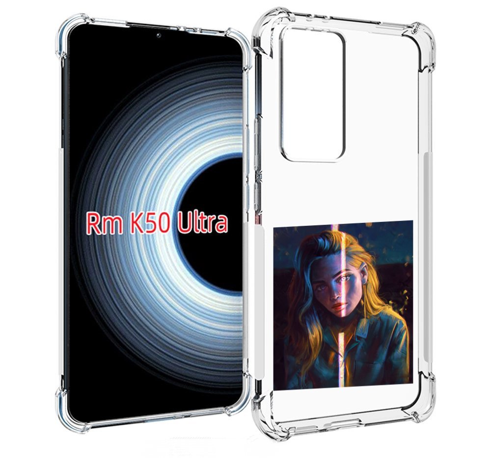 

Чехол MyPads девушка-в-тени для Xiaomi 12T / Redmi K50 Ultra, Прозрачный, Tocco