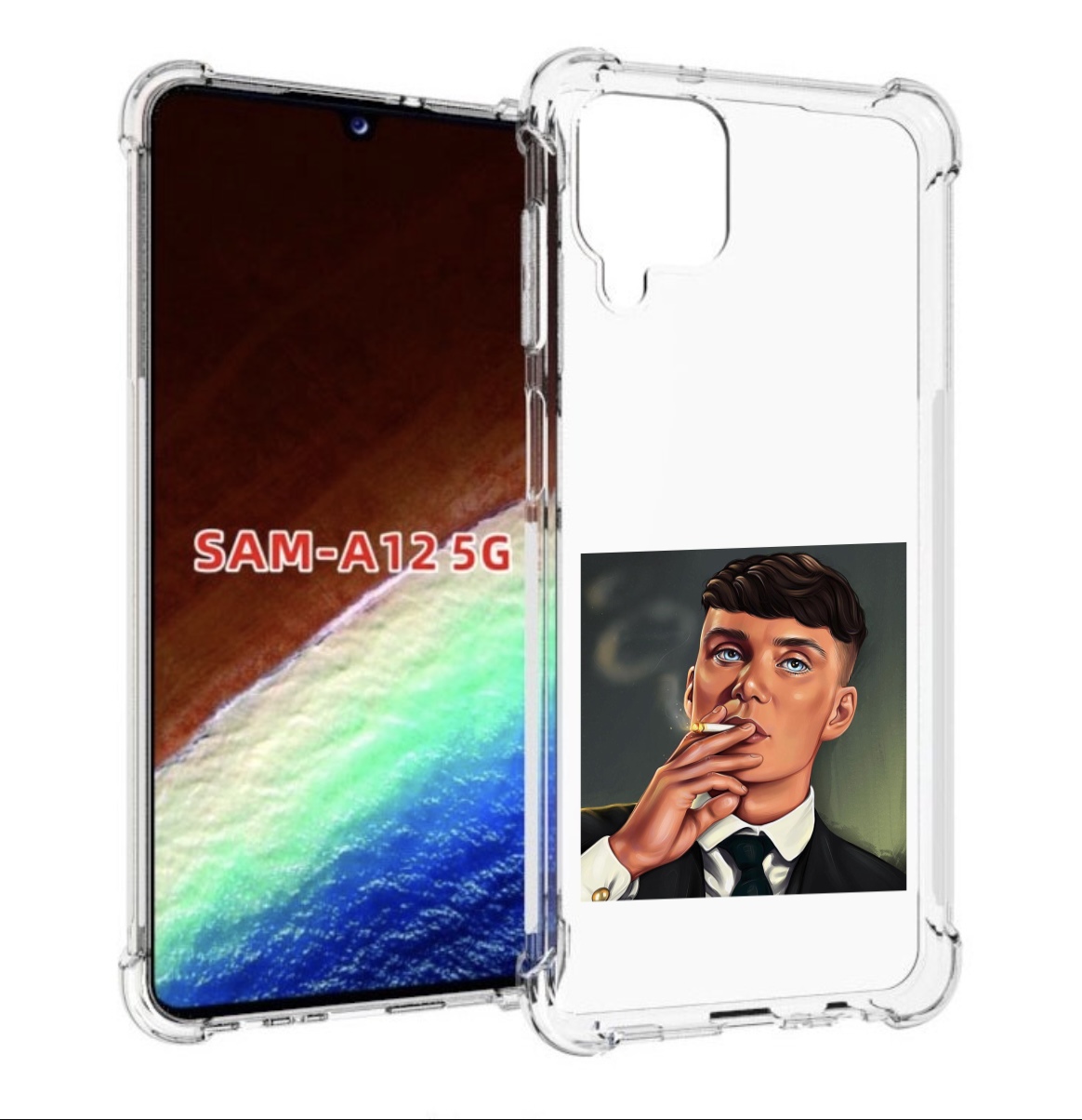 

Чехол MyPads Томас-Шелби для Samsung Galaxy A12 (SM-A125F) 2020/21/A12 Nacho SM-A127F, Прозрачный, Tocco