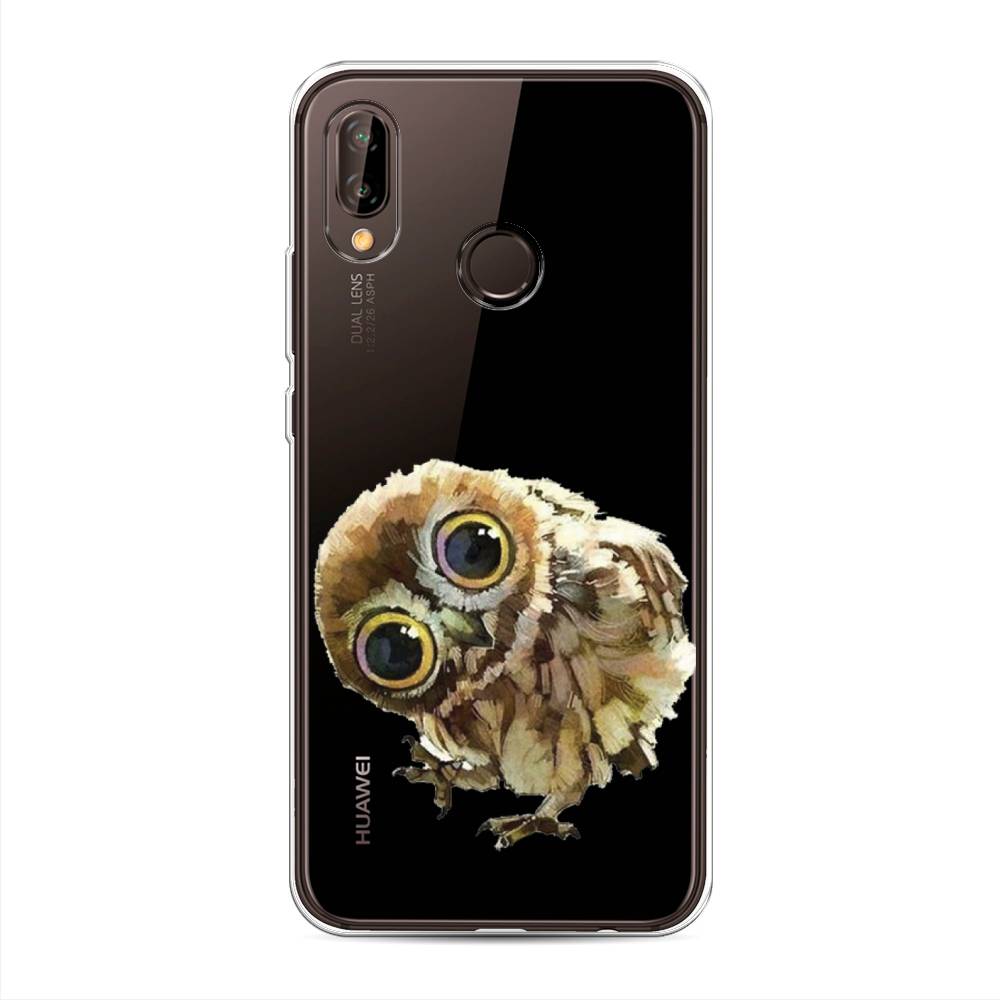 

Чехол Awog на Huawei Nova 3 "Любопытный совенок", Коричневый;белый;прозрачный, 66150-1