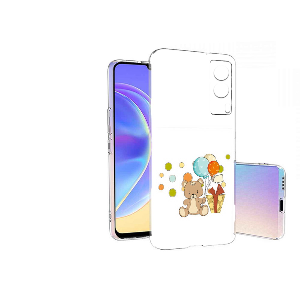 

Чехол MyPads Tocco для Vivo V21E медвеженок с подарком (PT161736.380.470), Прозрачный, Tocco