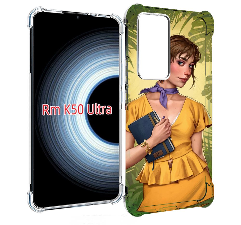 

Чехол MyPads девушка-в-зелени женский для Xiaomi 12T / Redmi K50 Ultra, Прозрачный, Tocco