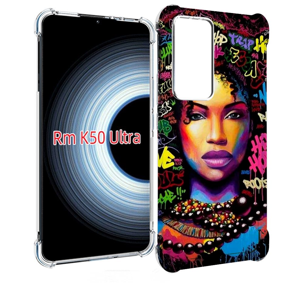 

Чехол MyPads девушка-в-граффити женский для Xiaomi 12T / Redmi K50 Ultra, Прозрачный, Tocco