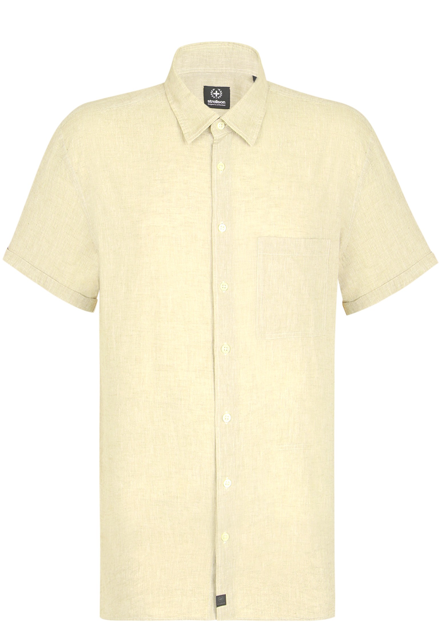 Рубашка мужская Strellson 127406 желтая XS