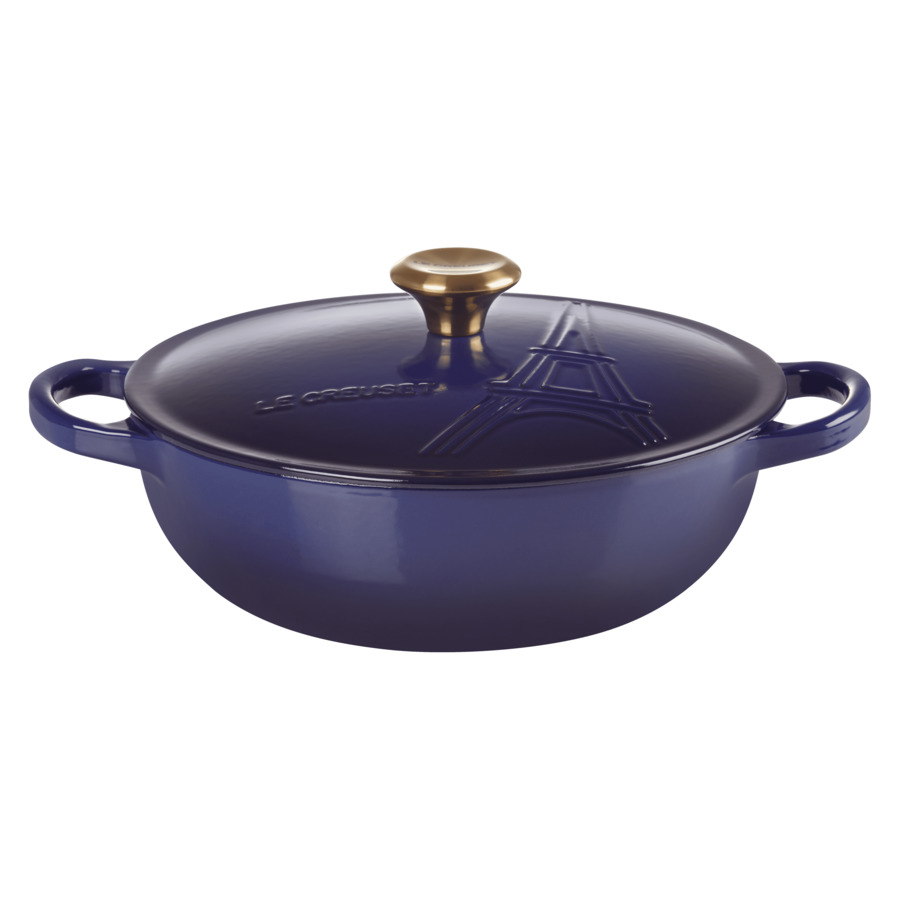 фото Кастрюля le creuset cast iron - signature eiffel tower d22 см, чугун, индиго