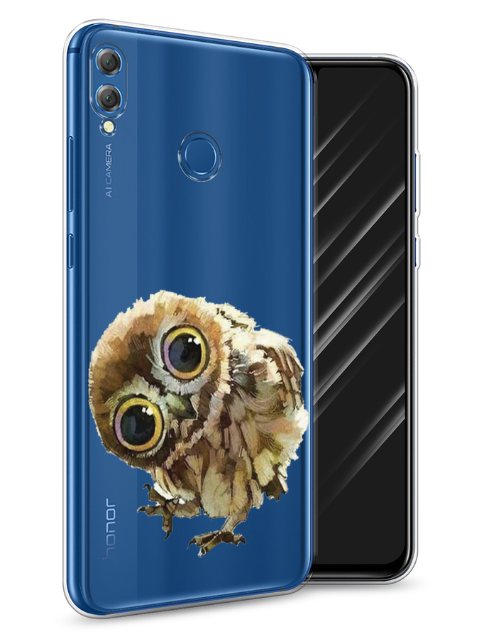 

Чехол Awog на Honor 8X "Любопытный совенок", Коричневый;белый;прозрачный, 66750-1