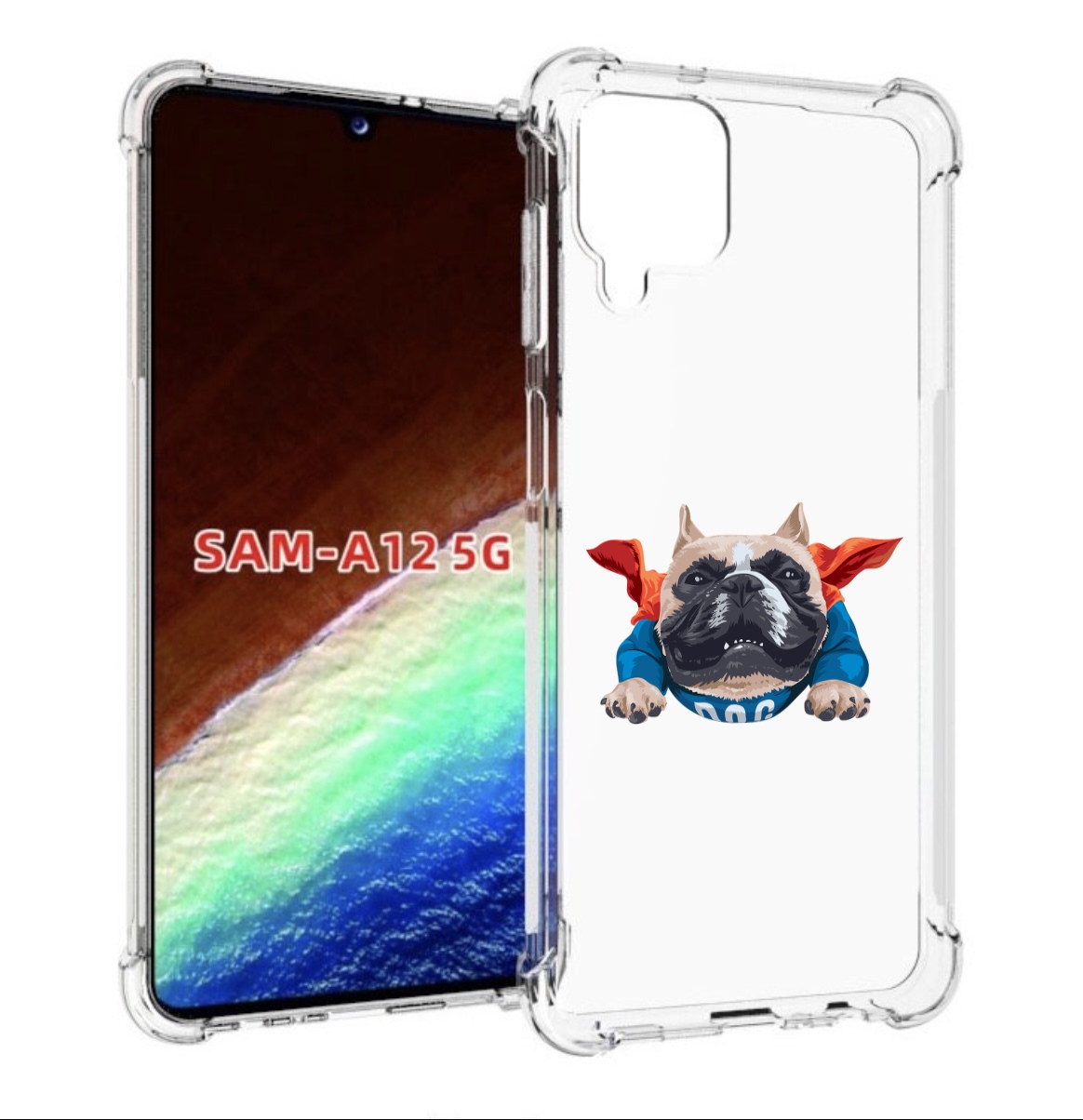 Чехол MyPads Супер-Дог для Samsung Galaxy A12 (SM-A125F) 2020/21/A12 Nacho SM-A127F