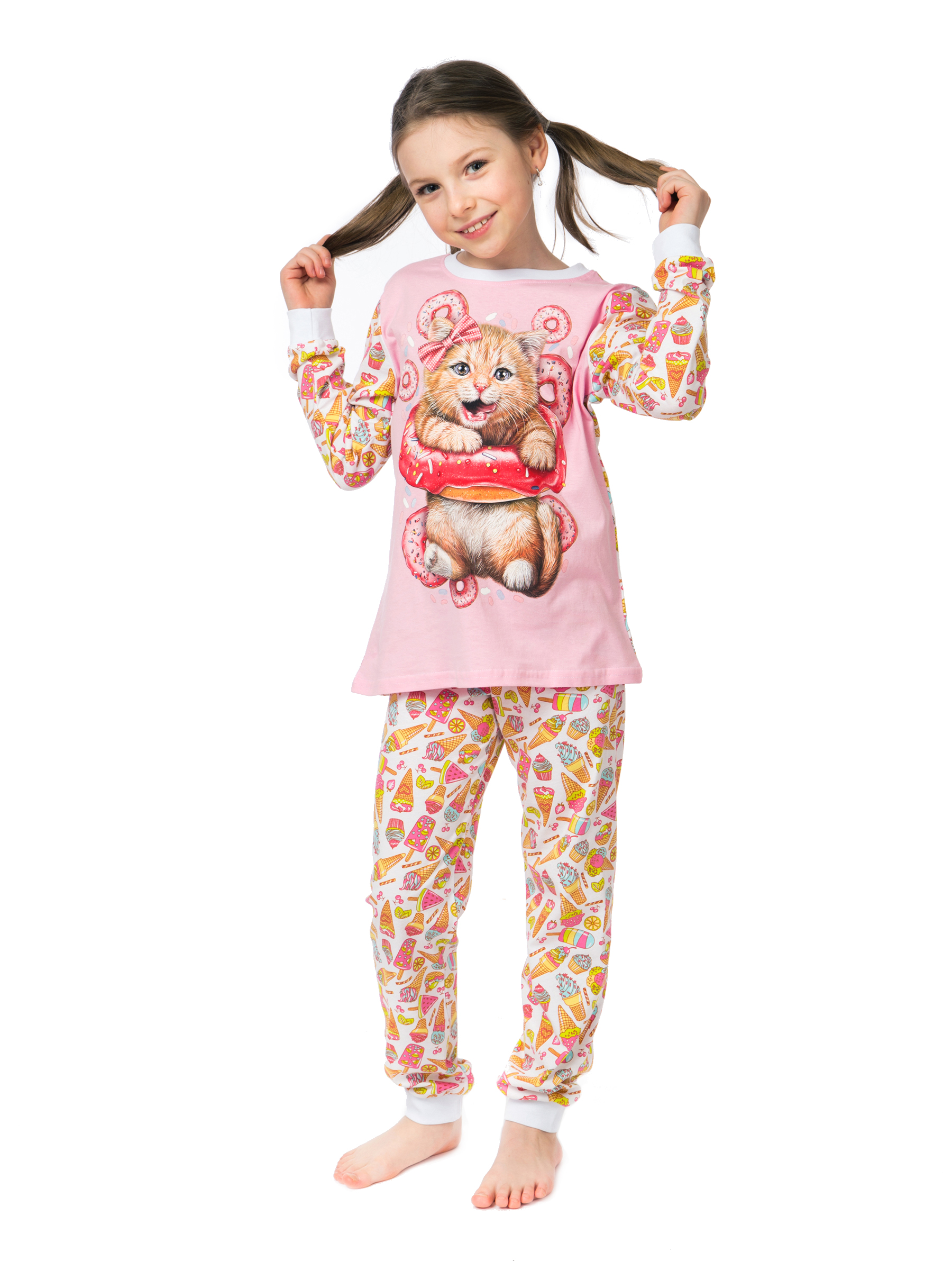 Пижама детская MF 107-Д(94), розовый, 116.