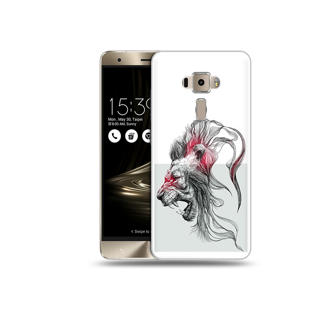 

Чехол MyPads Tocco для Asus ZenFone 3 Neo (ZE520KL) разъяренный лев (PT38045.651.576), Прозрачный, Tocco
