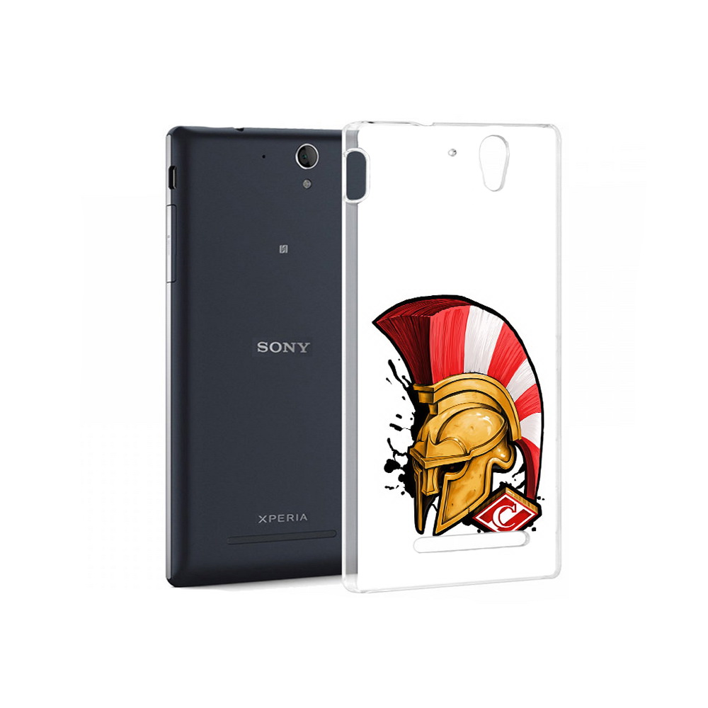 

Чехол MyPads Tocco для Sony Xperia C5 Ultra ФК спартак шлем (PT16261.253.185), Прозрачный, Tocco