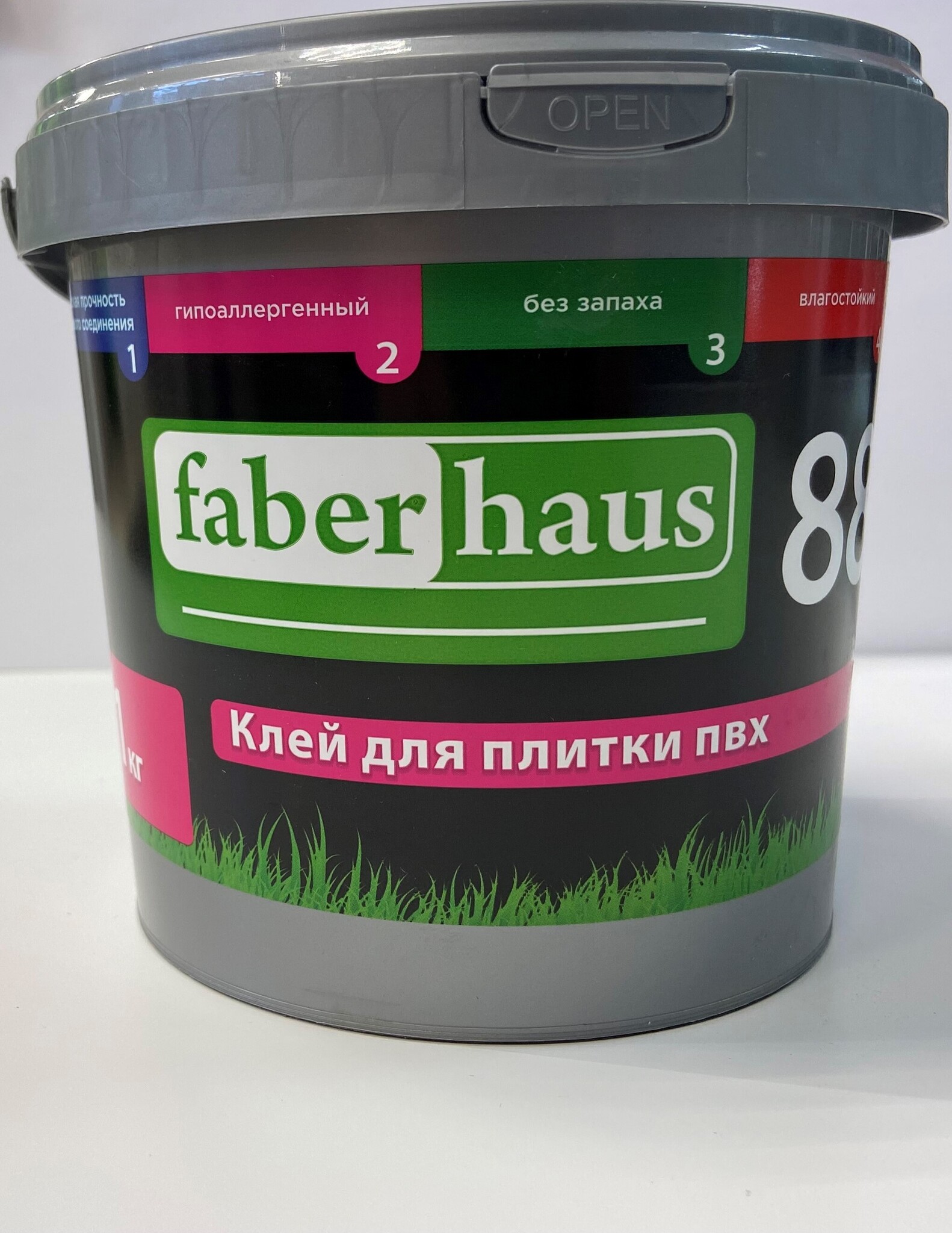 

Клей для плитки пвх Faber haus 88, 1 кг