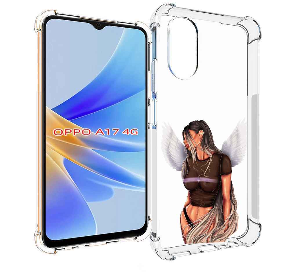 

Чехол MyPads девушка-ангел-с-крыльями женский для OPPO A17, Прозрачный, Tocco