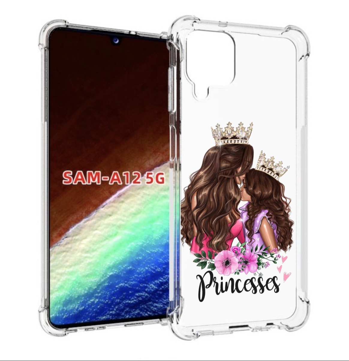 

Чехол MyPads Принцессы женский для Samsung Galaxy A12 (SM-A125F) 2020/21, Прозрачный, Tocco