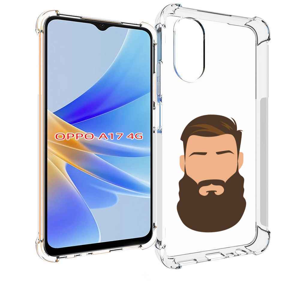 

Чехол MyPads густая-борода для OPPO A17, Прозрачный, Tocco
