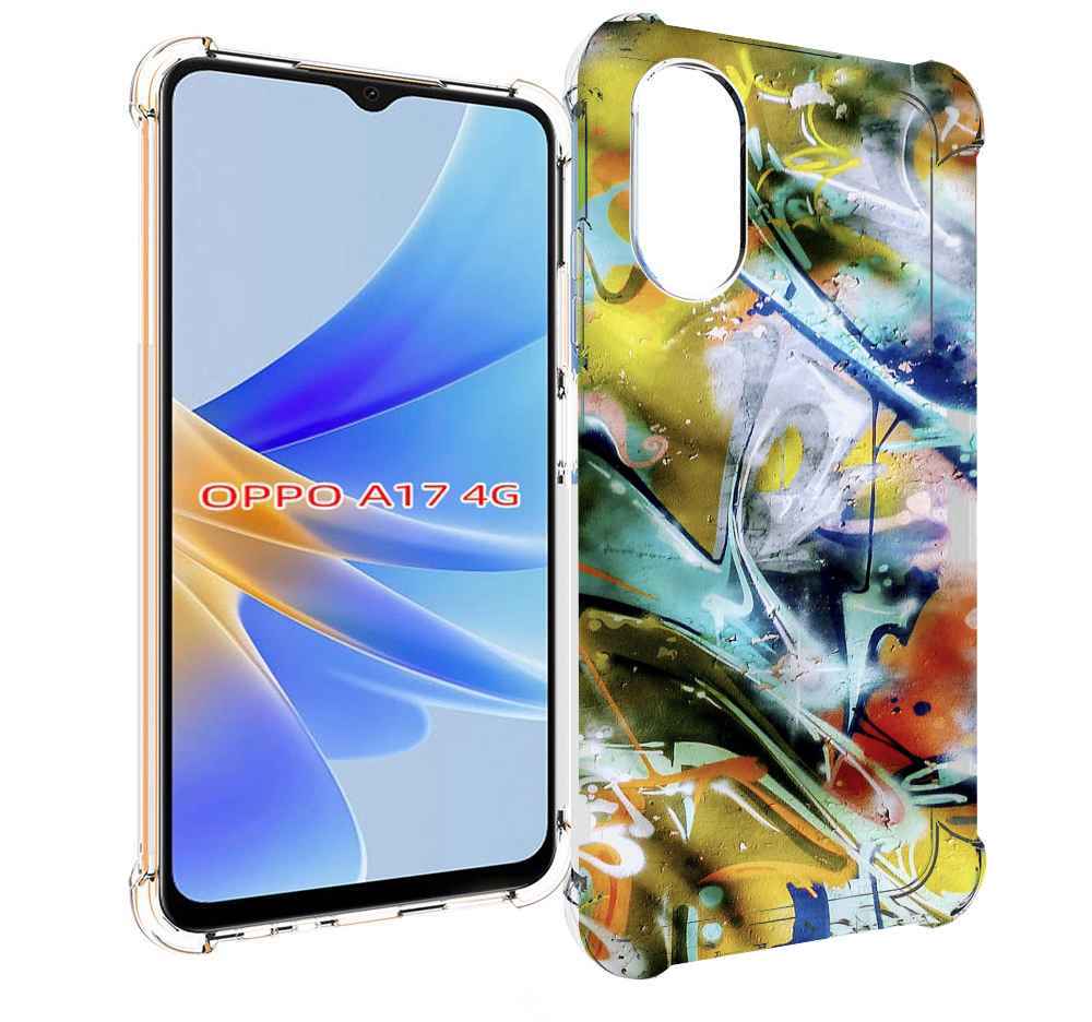 

Чехол MyPads граффити-хаос для OPPO A17, Прозрачный, Tocco