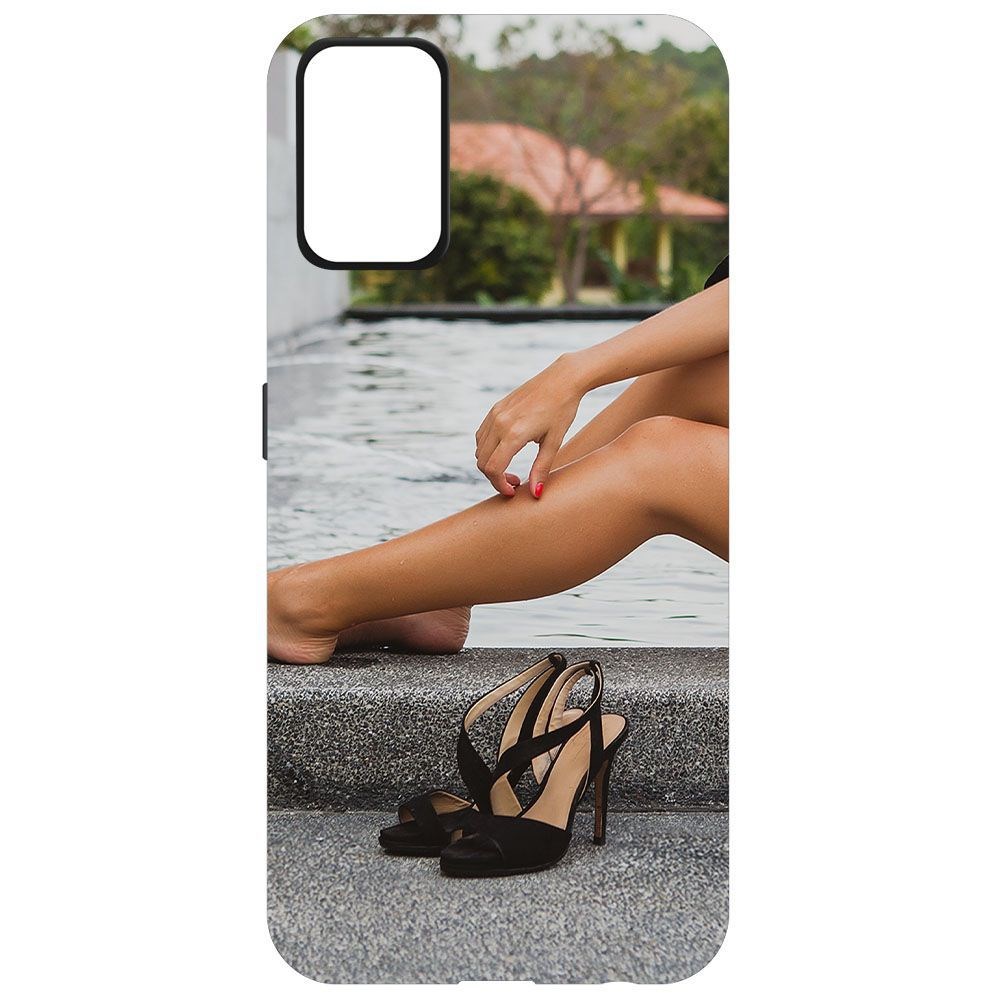 

Чехол-накладка Krutoff Soft Case Босоножки женские для Realme 7 Pro черный