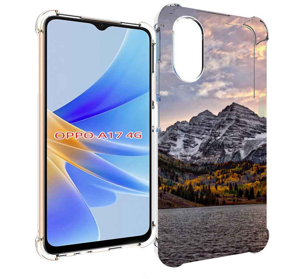 

Чехол MyPads горы-колорадо для OPPO A17, Прозрачный, Tocco