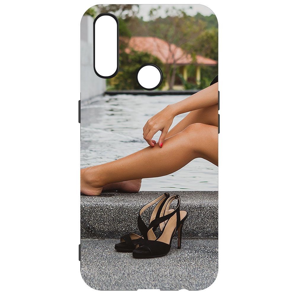 фото Чехол-накладка krutoff soft case босоножки женские для oppo a31 черный
