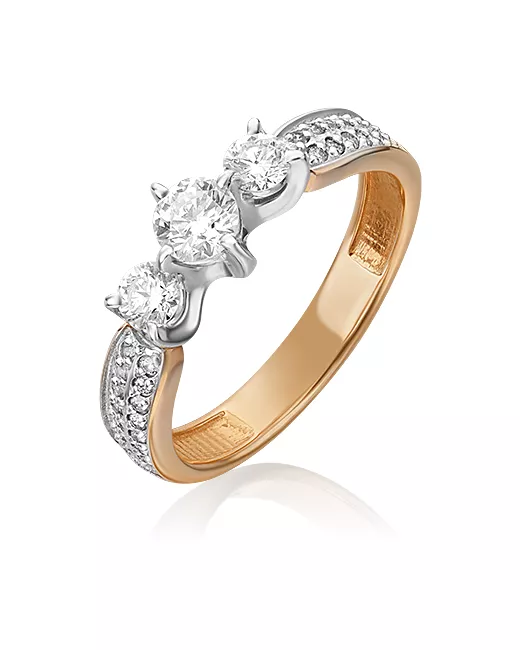 

Кольцо из золота р. , PLATINA jewelry 01-0387-00-101-1111-30, бриллиант, 01-0387-00-101-1111-30