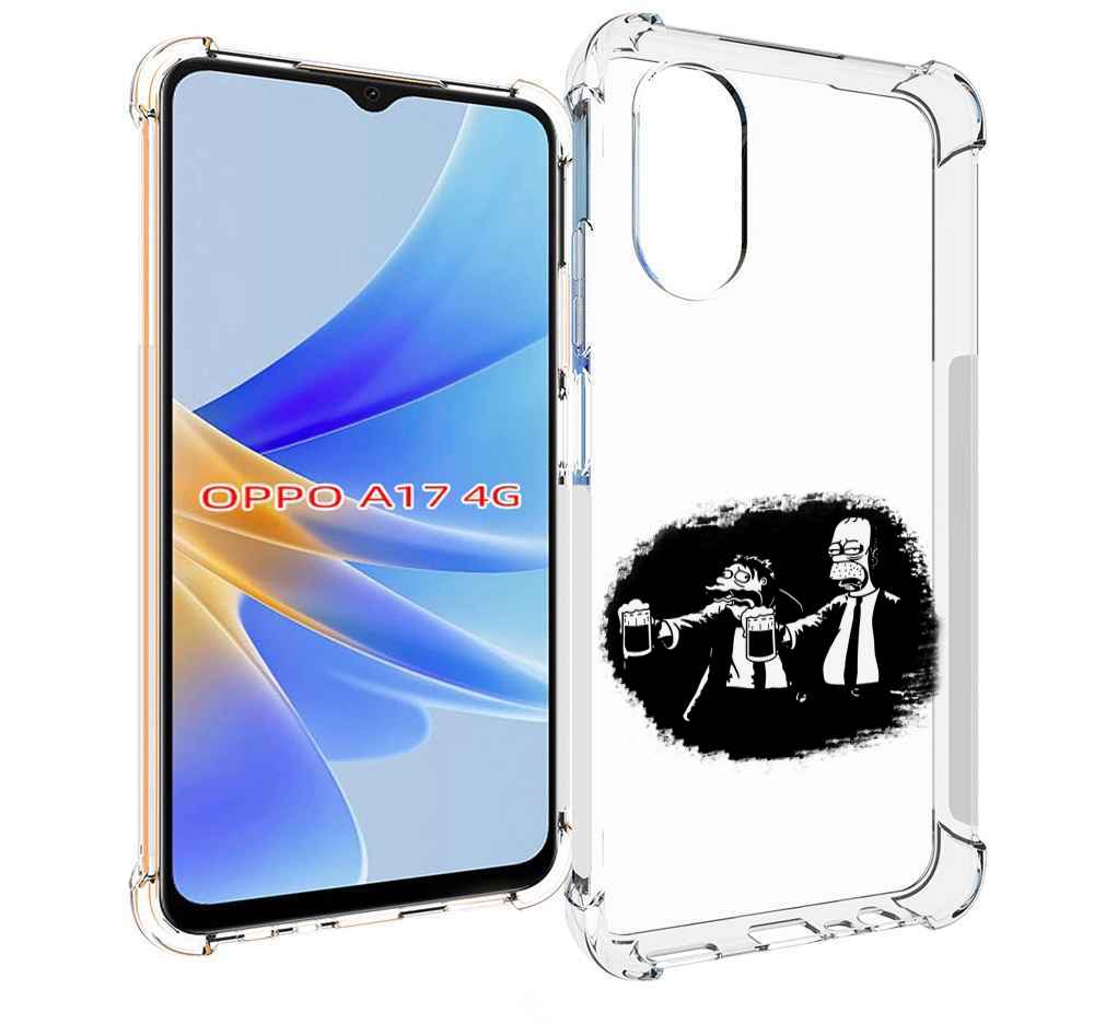 

Чехол MyPads гомер пьет для OPPO A17, Прозрачный, Tocco
